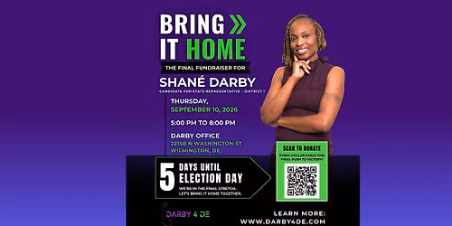BRING IT HOME: The Final Fundraiser for Shan\u00e9 Darby