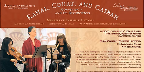 Kahal, Court, and Casbah: Convivencia and its Discontents