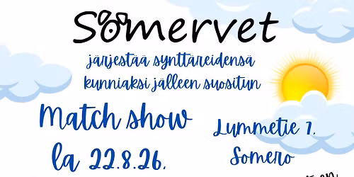 Somervetin syntt\u00e4ri match show \ud83e\udd29