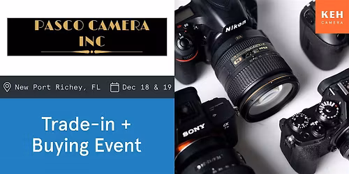 Sell your camera gear (free event-no ticket needed) at Pasco Camera