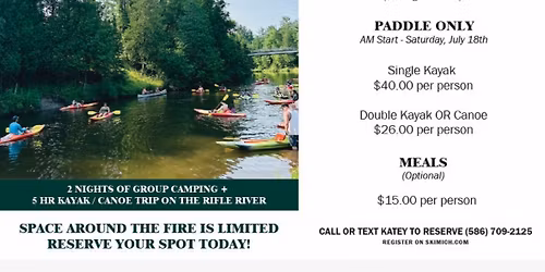 2-Night Camp & Paddle at White\u2019s Canoe Livery & Campground