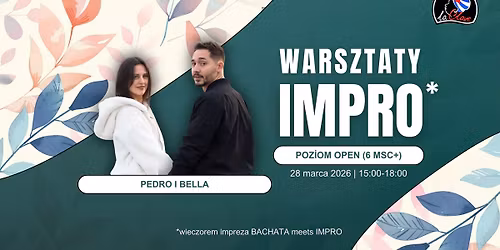 Warsztaty IMPRO FUNDAMENTY z Pedro i Bellą | 28.03.2026