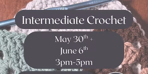 Intermediate Crochet May 30th & June 6th