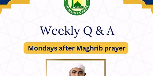 Weekly Q&A with Imam Adel Elmorsi