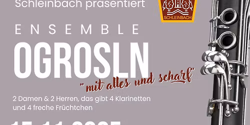 Ensemble OGROSLN - "mit alles und scharf"