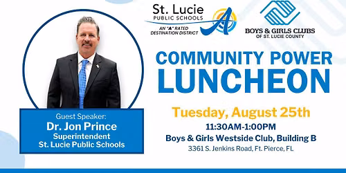 August Community Power Luncheon