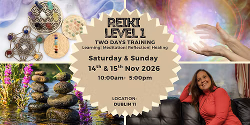Traditional Usui Reiki Level 1 Training \u2013 Two-Day Workshop