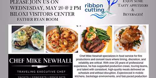 Ribbon Cutting for Chef Mike Newhall! 