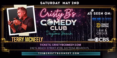 Comedian Terry McNeely at Cristy B's
