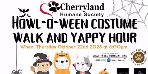 HOWL-O-WEEN COSTUME WALK AND YAPPY HOUR