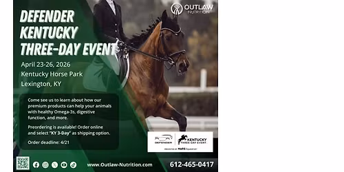 Defender KY Three-Day Event