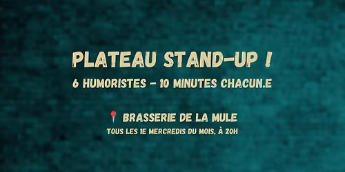 Stand Up! avec la Cour des Miracles \u2022 5\/11 \u2022 La Mule