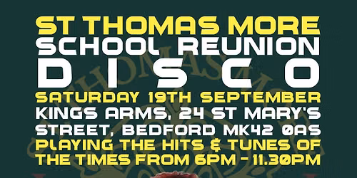 St Thomas More Reunion School Disco