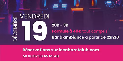 Dîner dansant années 80