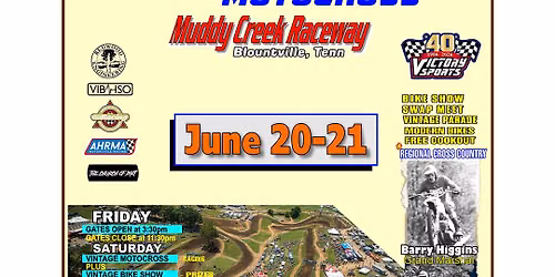 AHRMA CC Muddy Creek Raceway, Blountville, TN
