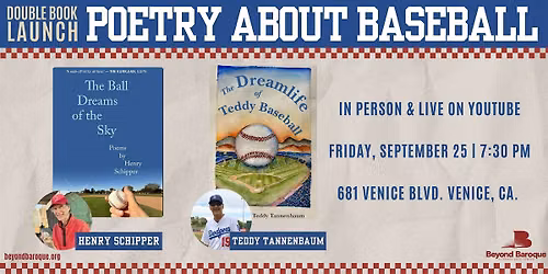 Poetry & Baseball: Henry Schipper & Teddy Tannenbaum
