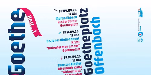 Goethe liest mit Jonas Wollenhaupt "Kaiserlei mon amour"