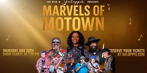 Marvels Of Motown - Horn Band Dinner Show Live @ Galuppi's