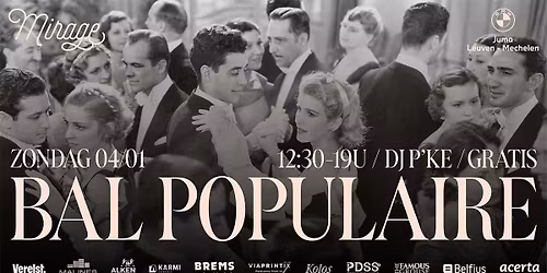Bal Populaire | Gratis toegang! | DJ P'ke