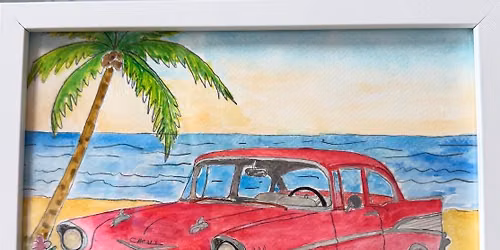 Father\u2019s Day 57 Chevy Watercolor Workshop