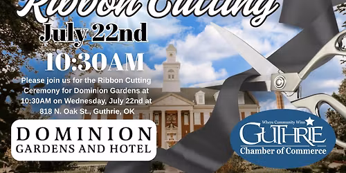 Ribbon Cutting - Dominion Gardens