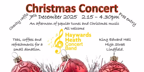 An Afternoon of popular tunes and Christmas music