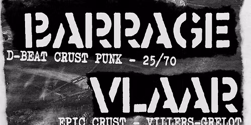 Barrage x Vlaar \/Pdz