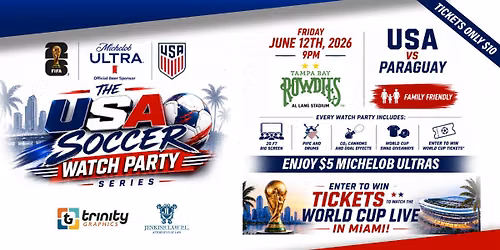 USA Soccer Watch Party Series- Match #1 USA \ud83c\uddfa\ud83c\uddf8 vs. Paraguay \ud83c\uddf5\ud83c\uddfe