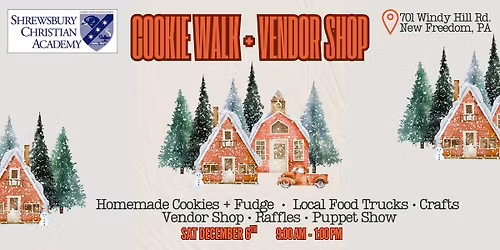 2025 SCA Cookie Walk \ud83c\udf6a + Vendor Shop\ud83d\udecd\ufe0f