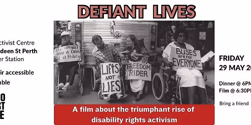 'Defiant Lives' film screening