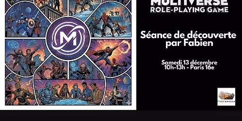 Marvel Multiverse RPG - s\u00e9ance de d\u00e9couverte - organis\u00e9 par Footbridge