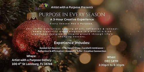Purpose In Every Season
