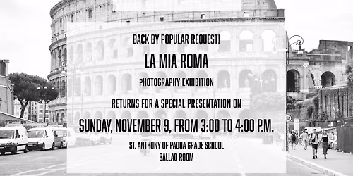 LA MIA ROMA - Photography Exhibition Special Presentation