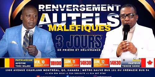 RENVERSEMENT DES AUTELS MAL\u00c9FIQUES avec l'ap\u00f4tre Toni Silasi