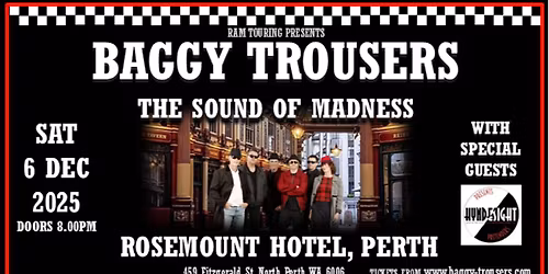 Baggy Trousers - Big Bag of Brit Bangers at the Rosemount Hotel