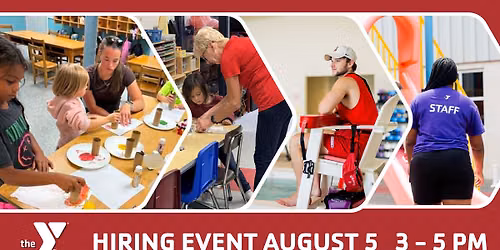 YMCA Hiring Event!