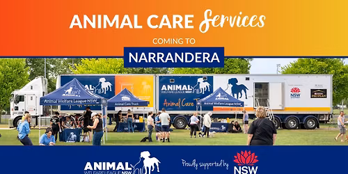 AWL NSW Animal Care Truck in Narrandera