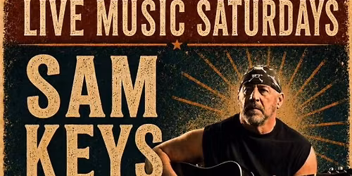 LIVE Music Saturdays - Sam Keys on stage at Reef Coffee