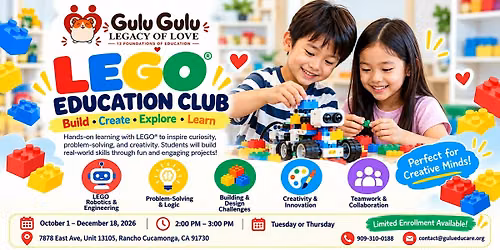 LEGO Education Club | Build, Create, Explore & Learn