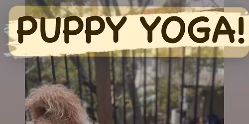 Puppy Yoga-Paws for a Cause