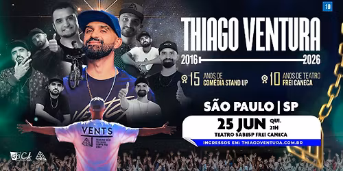Thiago Ventura em S\u00e3o Paulo - SP | 25 de Junho