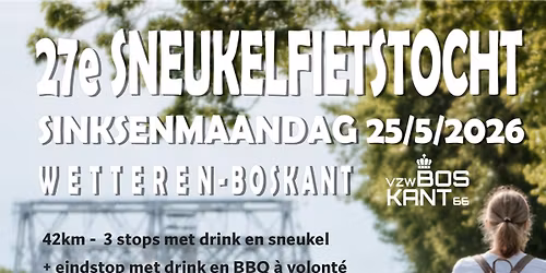 Sneukelfietstocht op Pinkstermaandag Wetteren-Boskant