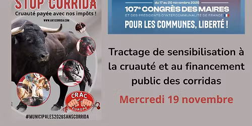 Tractage antico au Congr\u00e8s des Maires 