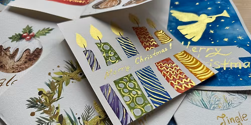 Christmas Cards Watercolour Workshop with Rita Gould