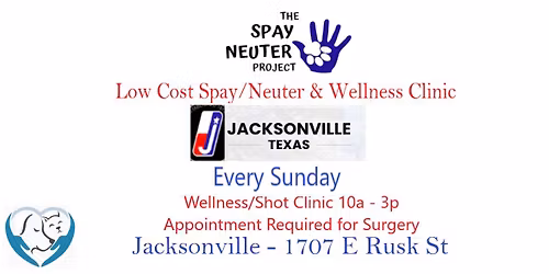 The Spay Neuter Project (Dehart Vet Services) * Jacksonville TX WELLNESS ONLY
