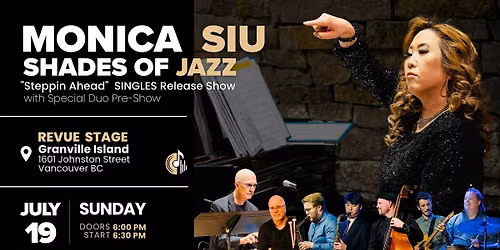 MONICA SIU Shades Of Jazz SINGLES Release Show with Special Duo Pre-Show