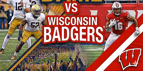 Notre Dame vs Wisconsin Badgers College Football