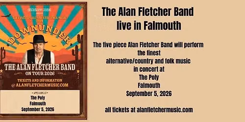 The Alan Fletcher Band LIVE in Falmouth
