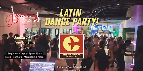 Latin Dance Party at The Cardinal! (1\/31\/26)