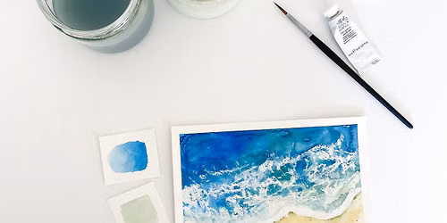 Beaches & Waves in Watercolor with LaCott Fine Art